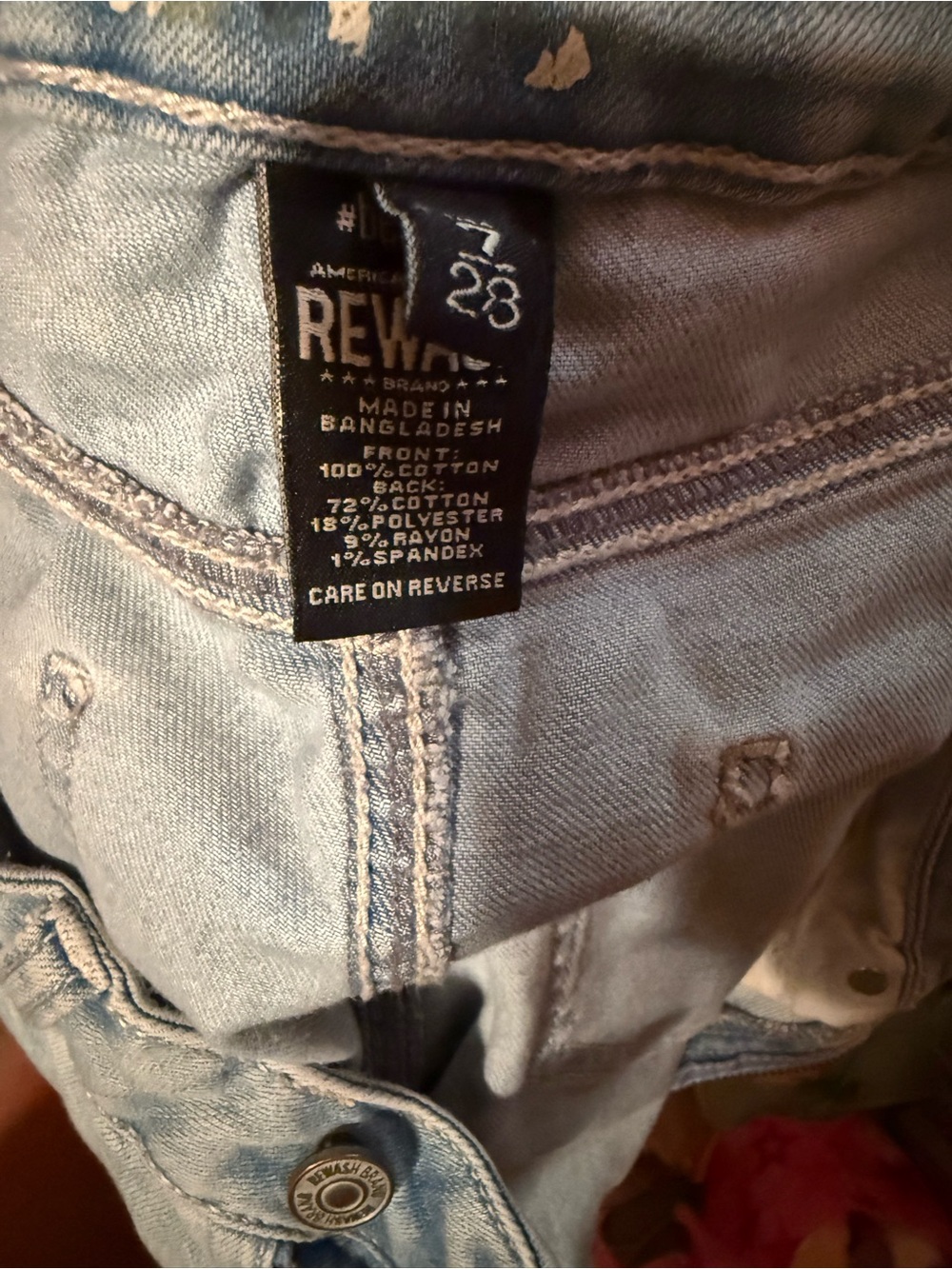 Rewash Light Blue Denim Women's Overalls